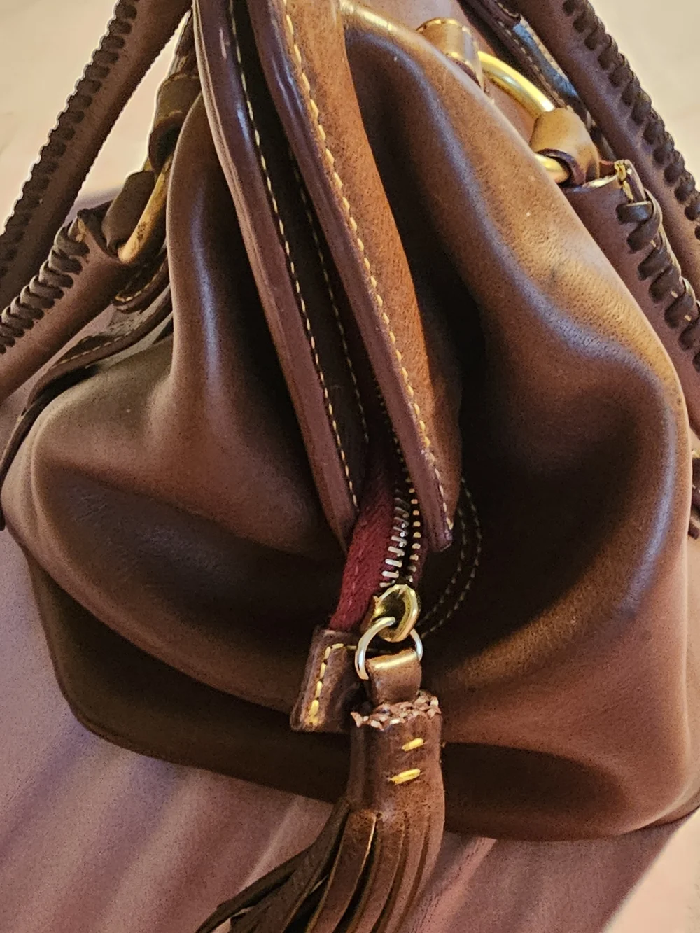Dooney & Bourke Leather Satchel